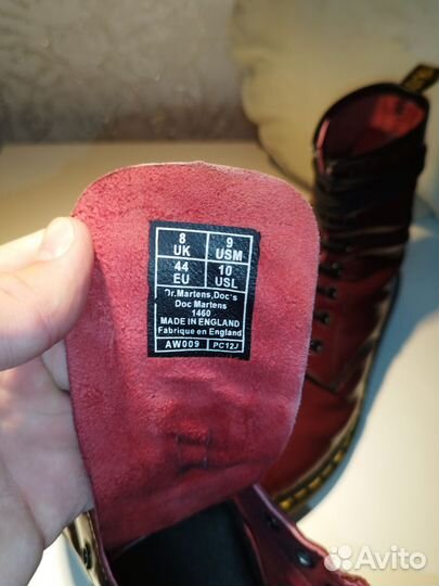Ботинки dr martens 1460 размер 44
