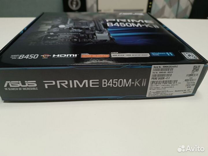 Новые/Asus Prime B450M-K II + Ryzen 5 2600