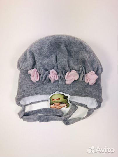 Комплект новый шапка и шарф для девочки р.50-52