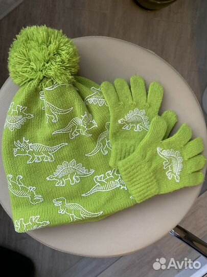 Комплект шапка и шарф для мальчика