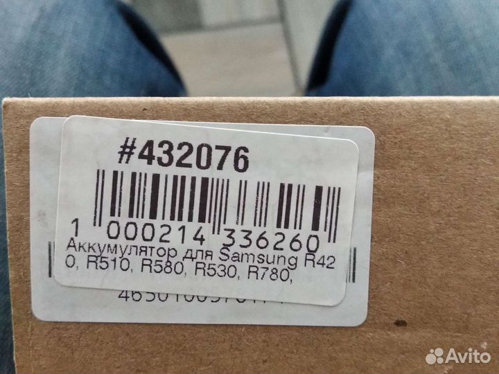 Аккумулятор для ноутбука samsung