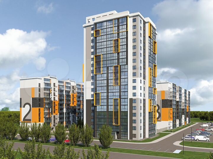 2-к. квартира, 63,2 м², 18/18 эт.