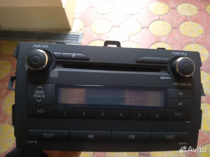 Штатная магнитола toyota corolla 150