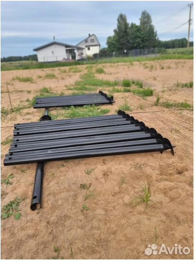 Свайно винтовой фундамент в Токсово