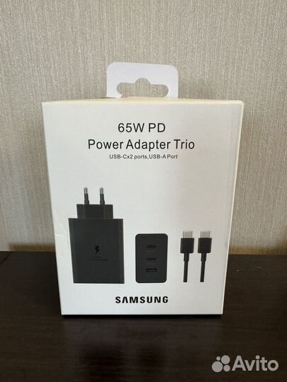 Зарядное устройство 65 Вт Samsung +кабель