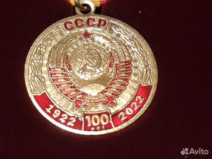Медаль 100 лет СССР