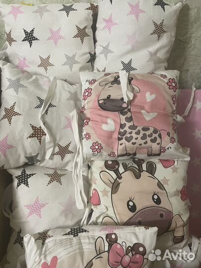 Бортики в детскую кроватку