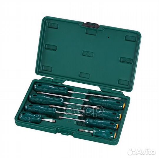 09306 Набор отвёрток SATA шлиц и крест. 8 предм