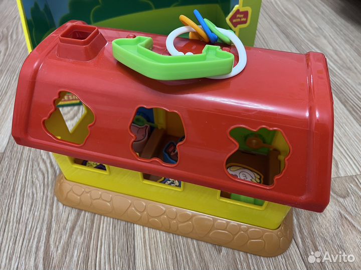 Развивающие игрушки сортер домик полесье