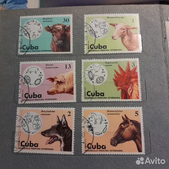 Марки Кубы 19 шт