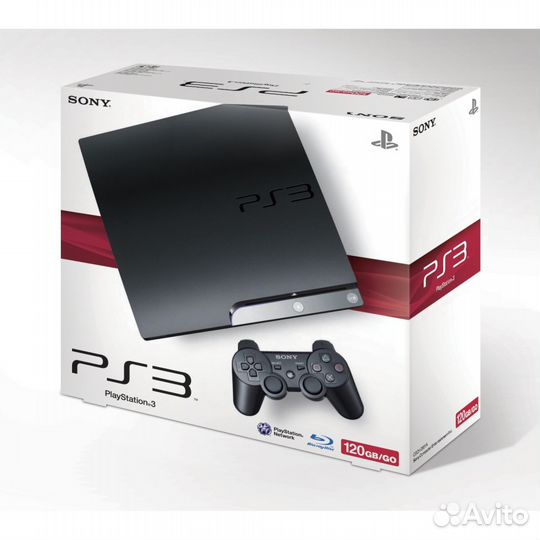 Playstation 3 Slim + игры + гарантия