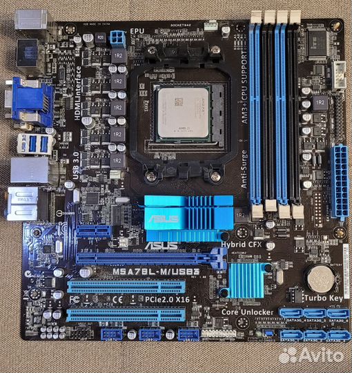 Asus m5a78l-m/usb 3 + AMD FX 4300