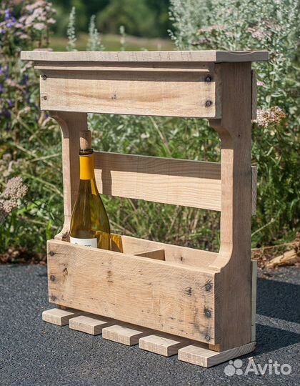 Держатель бар для бокалов и фужеров.из дерева