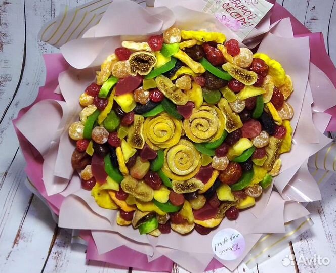 Букет из сухофруктов. Подарок на день рождения