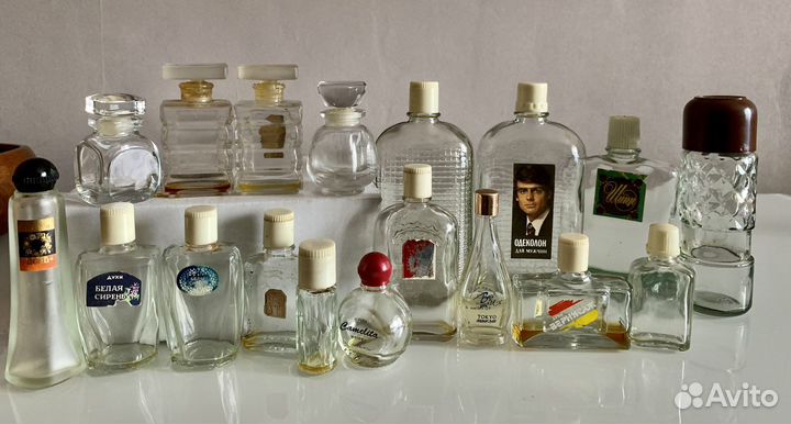 Флаконы винтаж от советских и египетских духов
