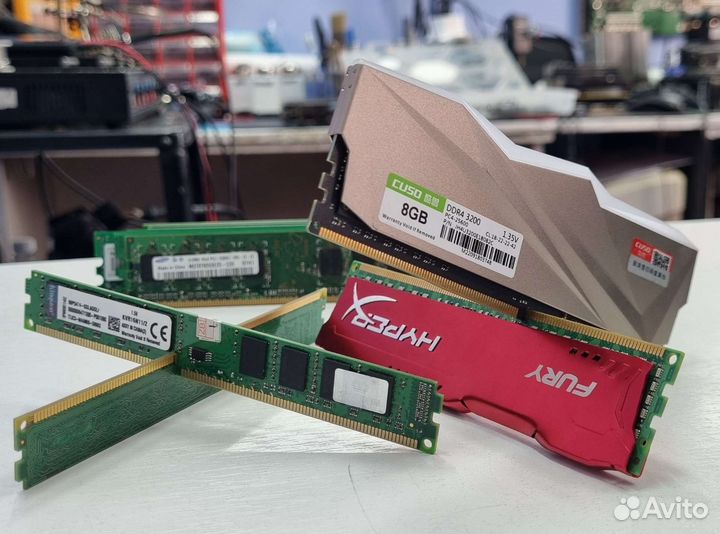 Оперативная память DDR4/DDR3/DDR2