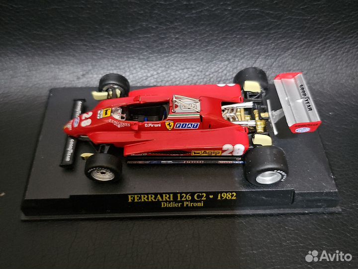 Модели болидов Формула 1 Ferrari