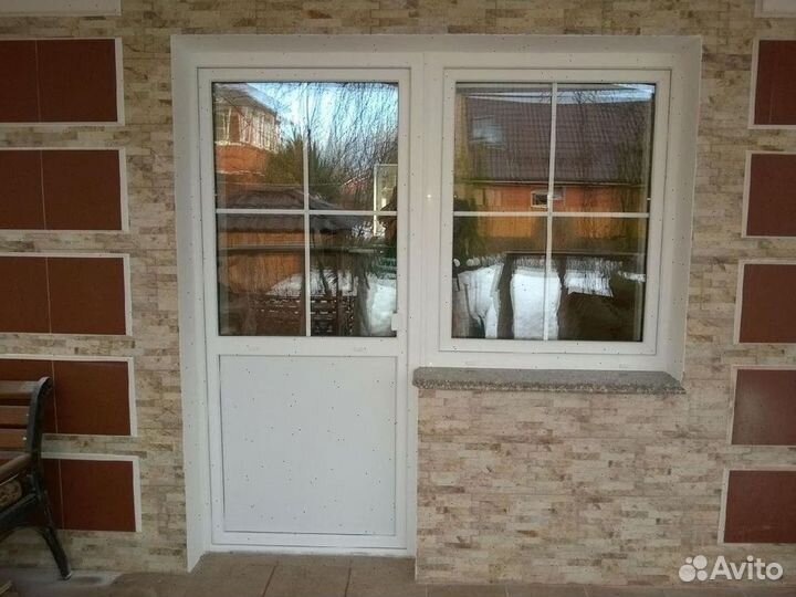 Балконный блок с дверью