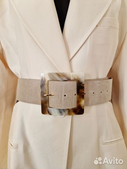 Пояс натуральная кожа/замша Zara