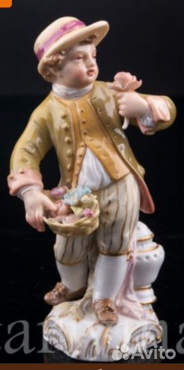 Антикварные фарфоровые статуэтки Meissen