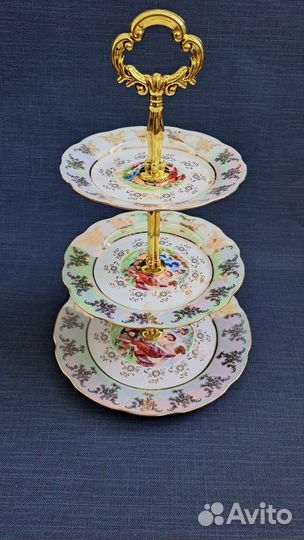 Фруктовница. Фарфор moritz zdekauer Чехия