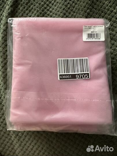 Фатин (ткань) розовый