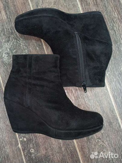 Полусапоги ботильоны Vagabond 38 замшевые