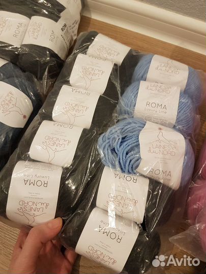 Пряжа Италия Laines du nord Roma Tweed мериносовая