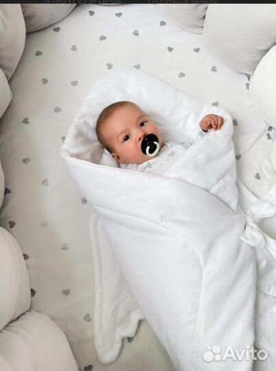 Конверт на выписку Lamby baa Angel