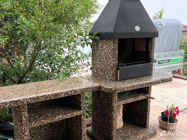 Печь барбекю, модуль под тандыр, печь под казан