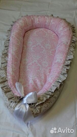 Бортики кокон и балдахин в кроватку