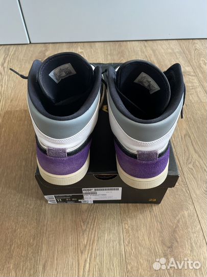 Air jordan 1 mid se court purple suede