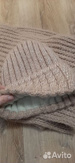 Комплект шапка и шарф снуд