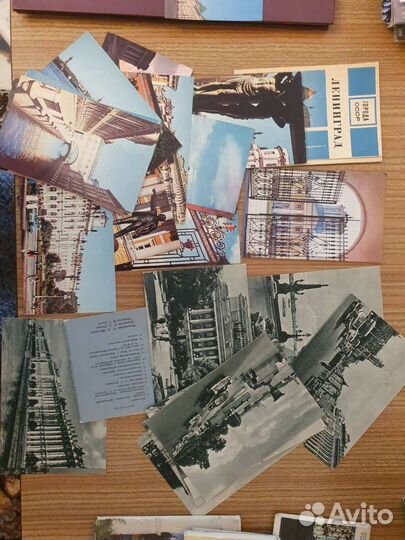 8 альбомов - 110 открыток СССР