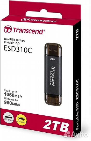 Внешний жёсткий диск (SSD) Transcend TS2tesd310C