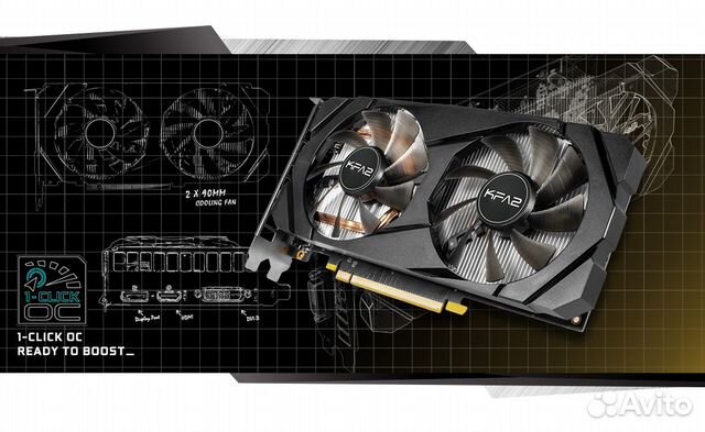 KFA2 GeForce GTX 1660 (1-Click OC) объявление продам