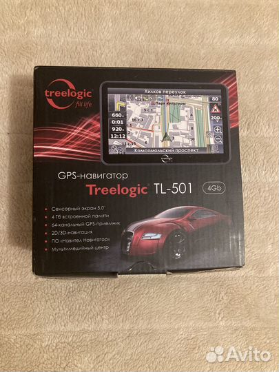 GPS-навигатор Treelogic TL-501