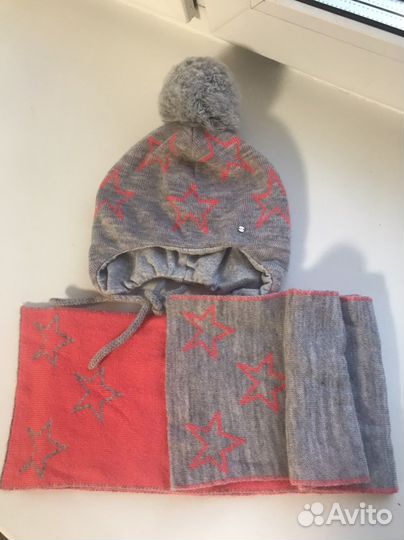 Комплект шапка и шарф