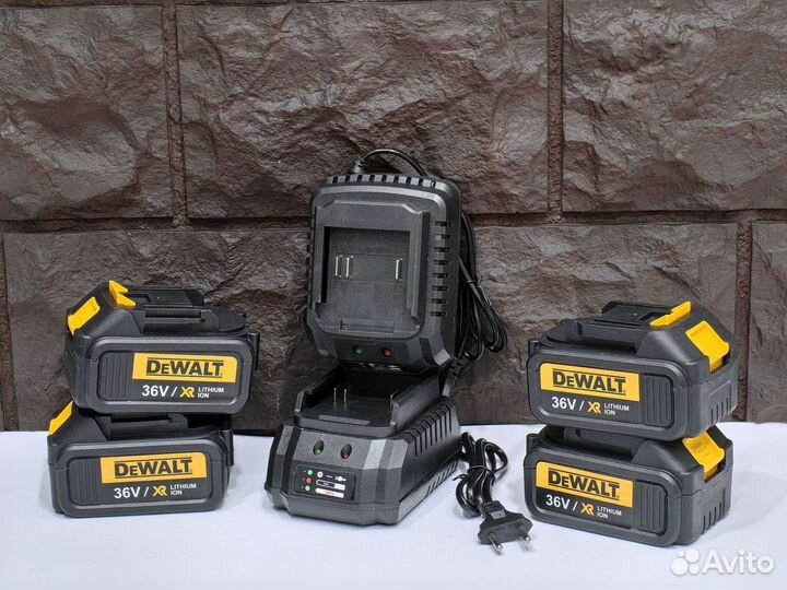 Набор dewalt ушм/гайковерт/шуруповерт/перфоратор