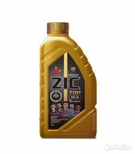 5W-30 TOP, SL A3/B4 1L (синт.мотор. Масло) Zic