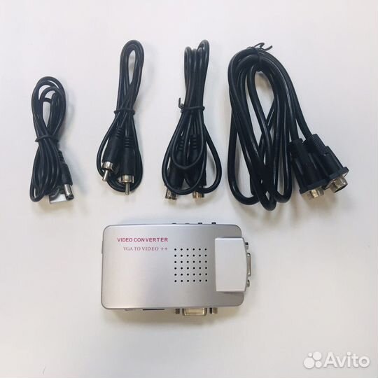 Конвертер - переходник с VGA на AV RCA + S-Video