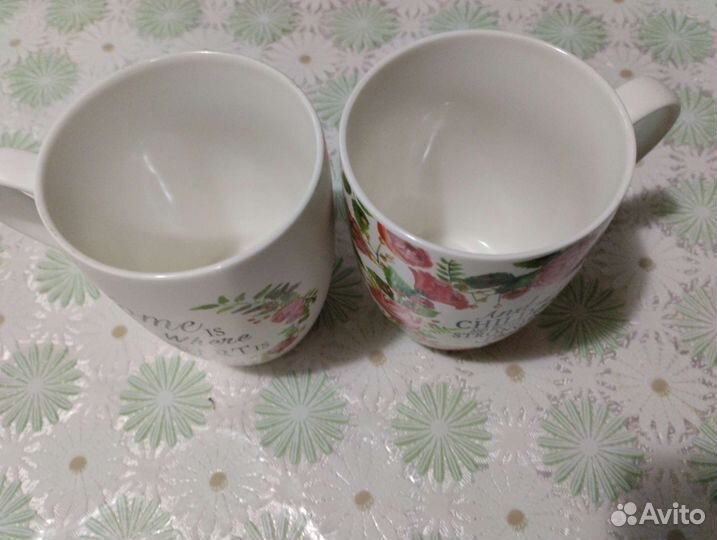 Кружка чайная фарфоровая