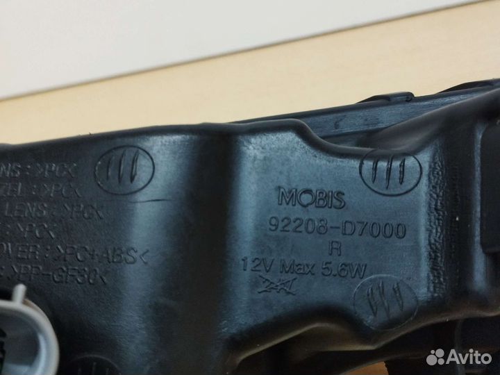 Дневной ходовой огонь Hyundai Tucson с 2015