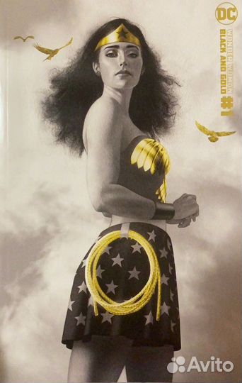 Wonder Woman black and gold #1 cover by Jen barrel