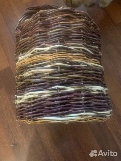 Старинные русские корзины для ягод,грибов плетёные