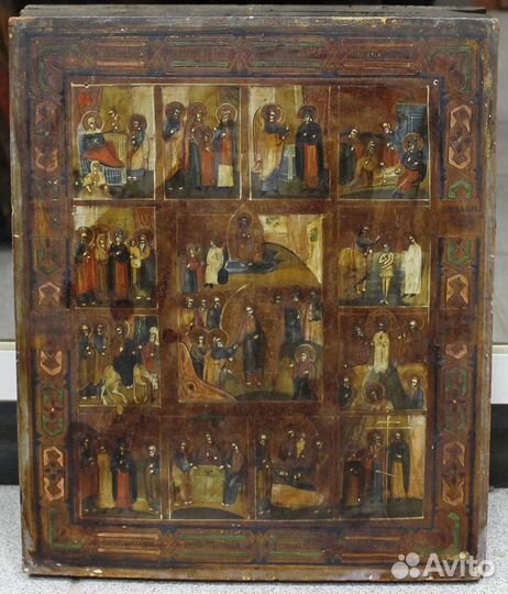 Икона Двунадесятые Праздники Сохран