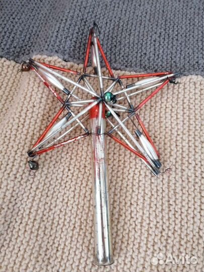 Звезда бусы на елку СССР