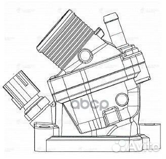 Термостат volvo XC90 (02) 2.4D/2.5T LT 1093 luzar