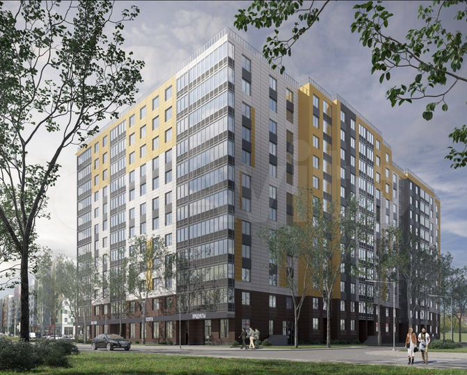 3-к. квартира, 88,3 м², 6/12 эт.