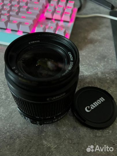 Canon efs 18-55 объектив